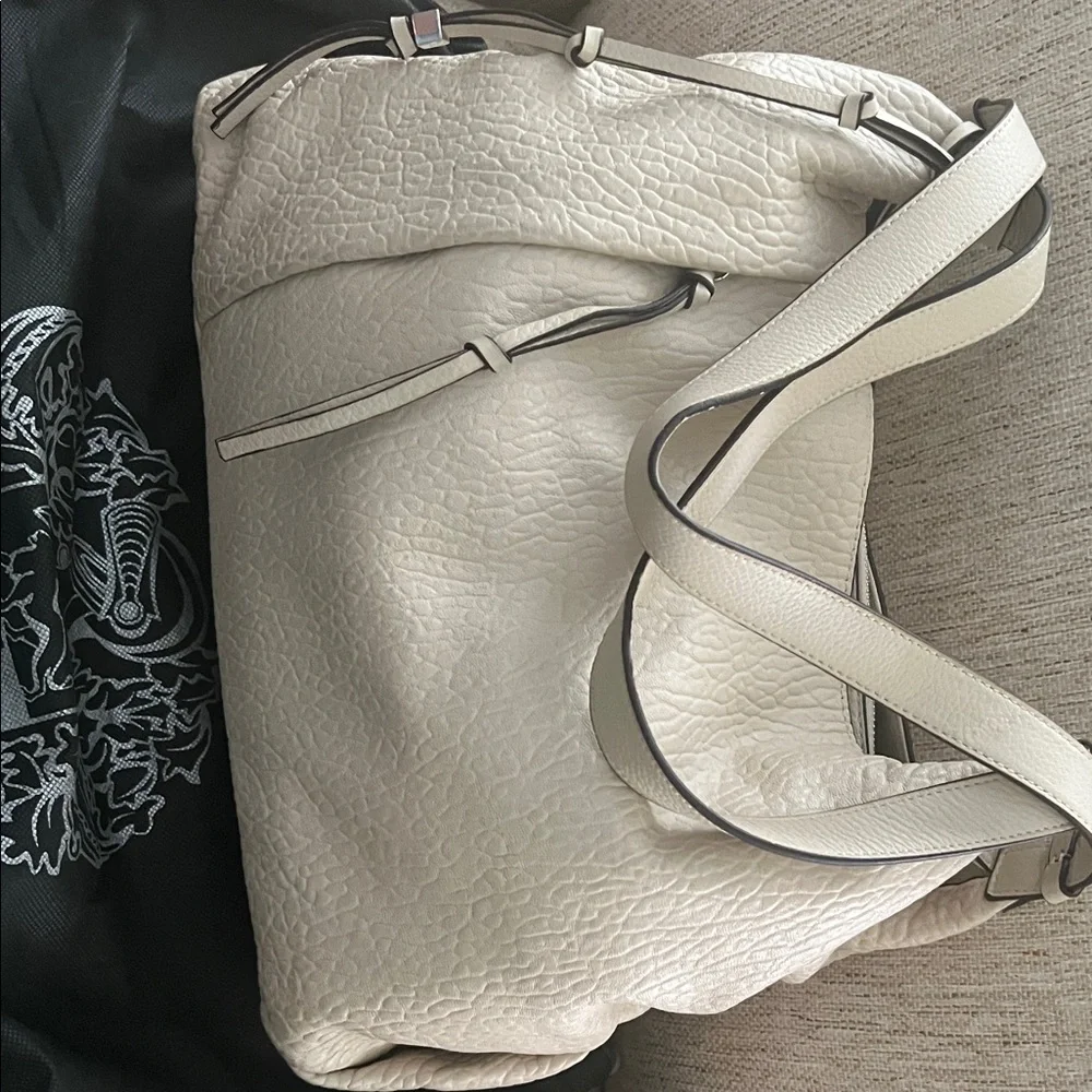 Vince Camuto Pebbled Tan Shoulder Bag - Picture 5 of 6